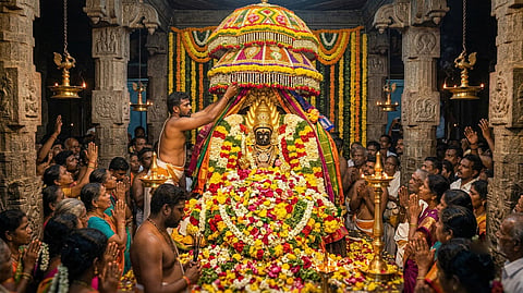 samayapuram mariamman Poochoriyal festival