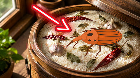 Rice weevil prevention அரிசி வண்டு