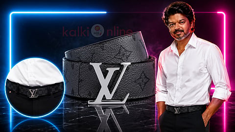 CM Vijay Louis Vuitton belt விஜய் பெல்ட்