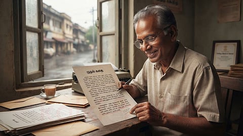 தமிழ் கதை | writer kept his first story draft
