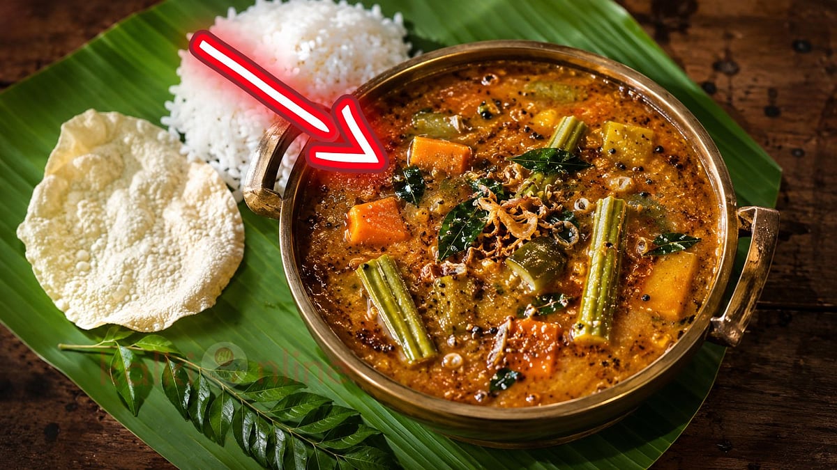 தேங்காய் வறுத்து அரைத்த கேரளா சாம்பார்! கல்யாண வீட்டு டேஸ்ட் கேரண்டி!