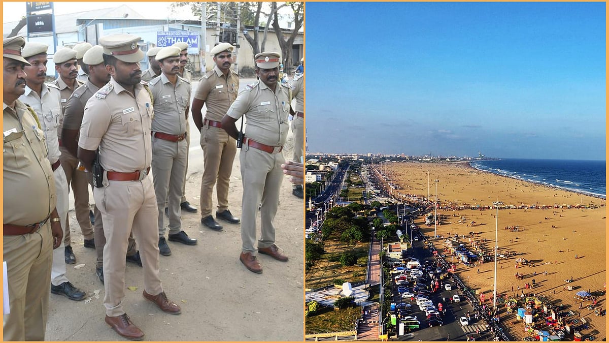 #BIG NEWS : திடீரென மெரினாவை சூழ்ந்த போலீஸார்.. அதிர்ச்சியில் உறைந்த சென்னை.!