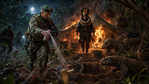 தமிழ் கதை | Jungle warfare under moonlit 