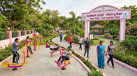 Pink Park For Women Only|பிங்க் பார்க்