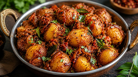 bombay potatoes பாம்பே உருளைக்கிழங்கு