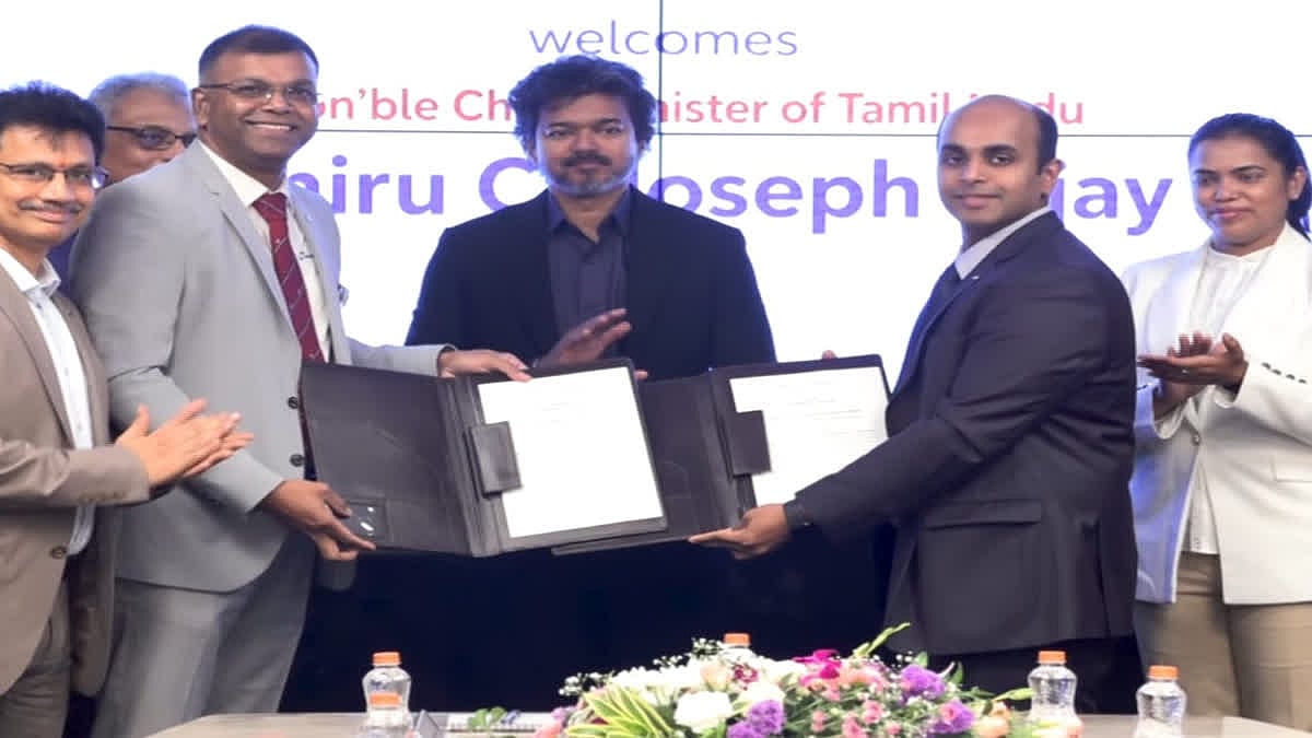 விஜய் முன்னிலையில் ரூ.5000 கோடி ஒப்பந்தம்; 5,000 வேலை
