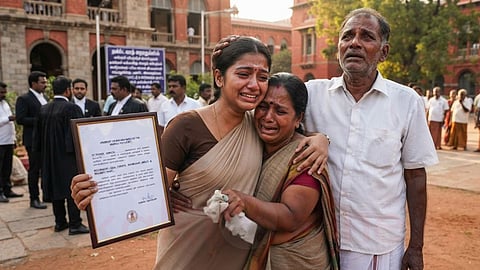 சிறுகதை | a woman with her family 