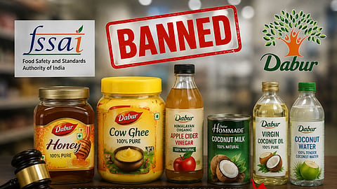 FSSAI Bans Dabur products