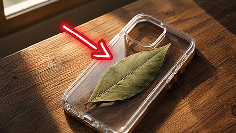 Bay leaf in Phone case பிரிஞ்சி இலை