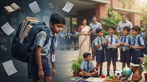 புத்தகப்பை சுமை | school children