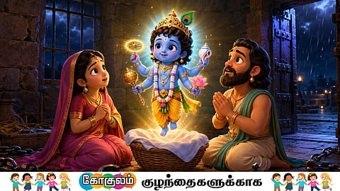 கிருஷ்ண ஜெயந்தி | Lord Krishna and Vasudevar and thevaki