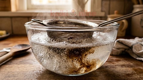 Tea strainer cleaning டீ வடிகட்டி