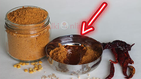 idli podi recipe இட்லி மிளகாய்ப்பொடி
