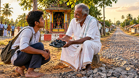 சிறுகதை | Elder man and a school boy