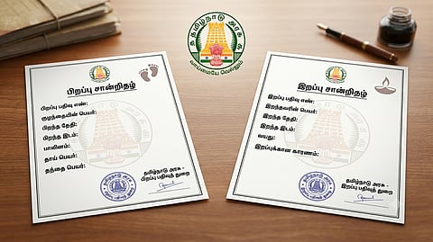 birth death certificate