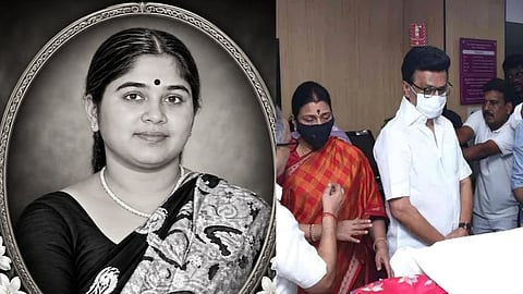 sivaji daughter passed