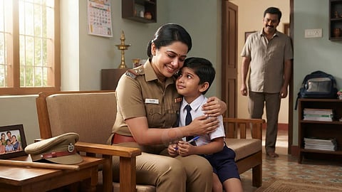 சிறுகதை | A police woman, her husband and her son