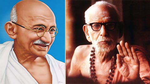 மகாத்மா காந்தி | Mahatma Gandhi and Sri Chandrashekarendra Saraswathi Swamigal