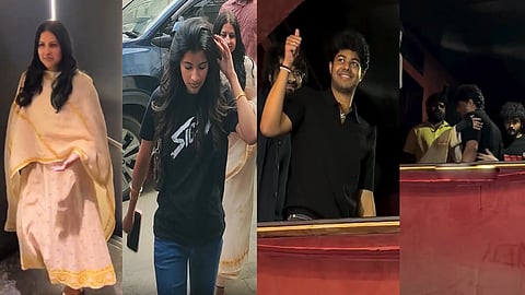 Sangita and daughter Sasha visit Kamalaa Theatre|சங்கீதா விஜய்