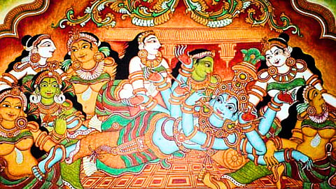 சுவரோவியங்கள் - Temple mural art