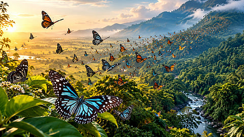 பட்டாம்பூச்சிகள் | Butterfly Migration