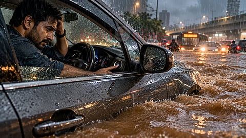 வெள்ள நீர் Flooded car repair