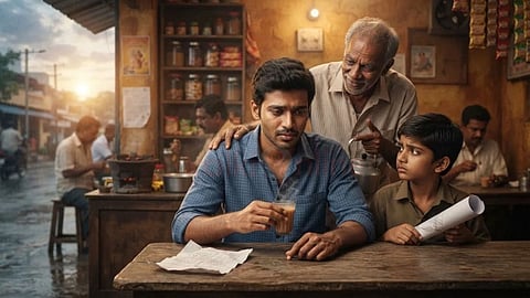 சிறுகதை | Tea shop owner and customer