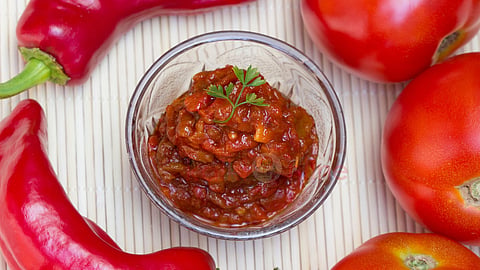 செஸ்வான் சட்னி Schezwan chutney