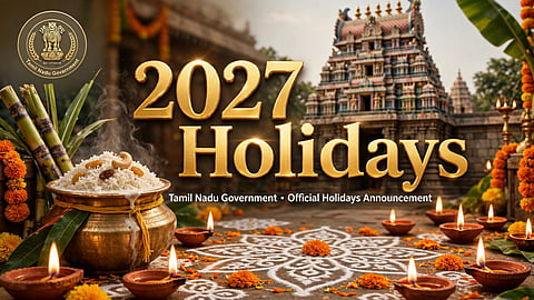2027 அரசு விடுமுறை நாட்கள்