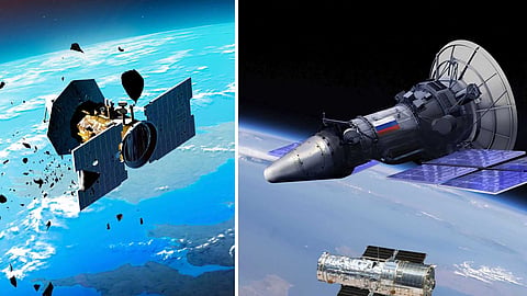 விண்வெளி போட்டி - Russia Satellite