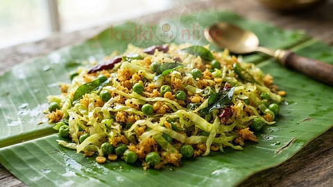 கோஸ் பட்டாணி Wedding style cabbage Poriyal