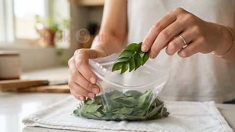 பராமரிப்பு குறிப்புகள் Store curry leaves fresh