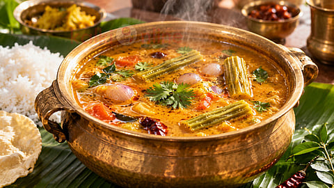 அரைத்துவிட்ட சாம்பார் Brahmin wedding sambar