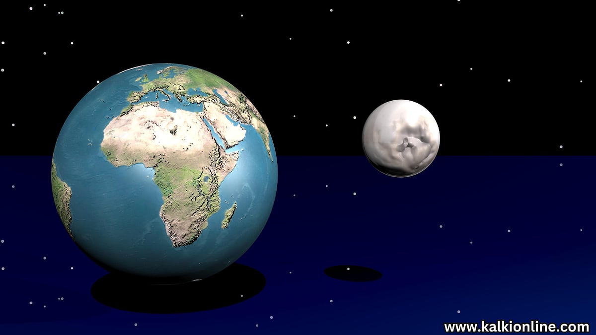 Moon moving away from Earth