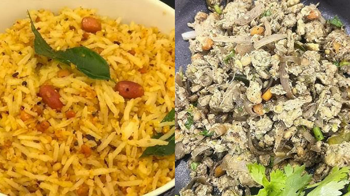 சுவையான வேர்க்கடலை சாதம் வித் முருங்கைப்பூ முட்டை பொரியல் ரெசிபிஸ் ...