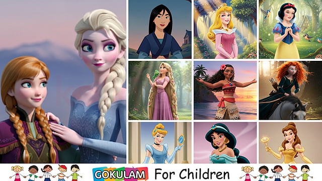 Disney Princesses: Stories of Courage and Magic!