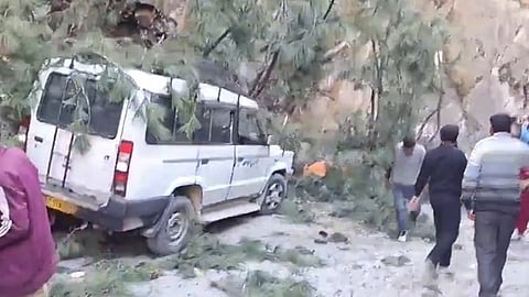landslide in Himachal Pradesh's Kullu