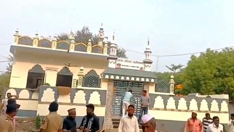 The explosion damaged the internal portion of the mosque in Maharashtra's Beed district