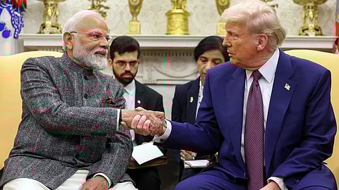 PM Modi with Donald Trump