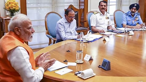 PM Narendra Modi meeting with 3 Service Chiefs