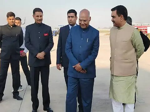 Former President Ram Nath Kovind In Kanpur