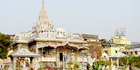 Dharmanath Swetamber Jain Glass Temple