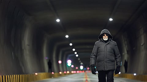 Prime Minister Narendra Modi visits Sonamarg Tunnel at Sonamarg, in Jammu and Kashmir on January 13, 2025.