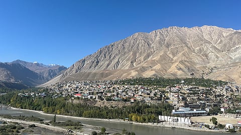 The arid yet beautiful landscape of Ladakh.