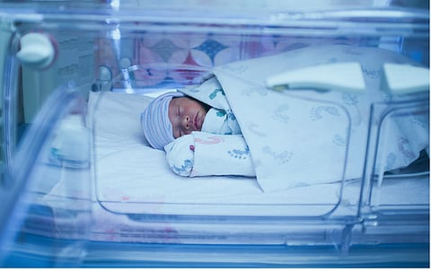 A representational image of preterm birth babies.