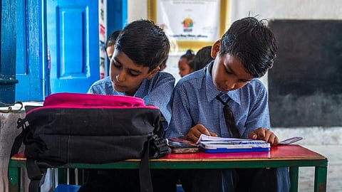 Children studying in a school in India. Photo is representational.