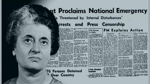 A colleage of newspaper and Indira Gandhi of emergency period.