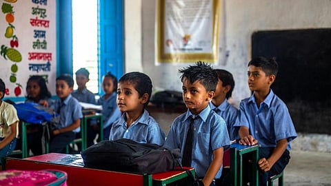 A representational image of an India's school.
