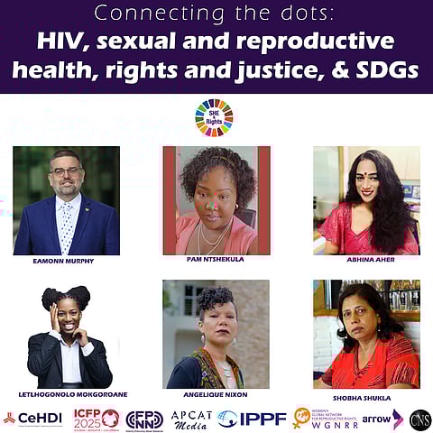A poster about rights equality promoted by SHE and Rights.