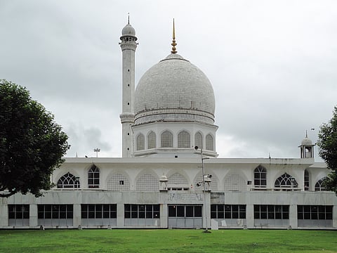 Hazratbal Shrine in Srinagar, Kashmir in 2010.